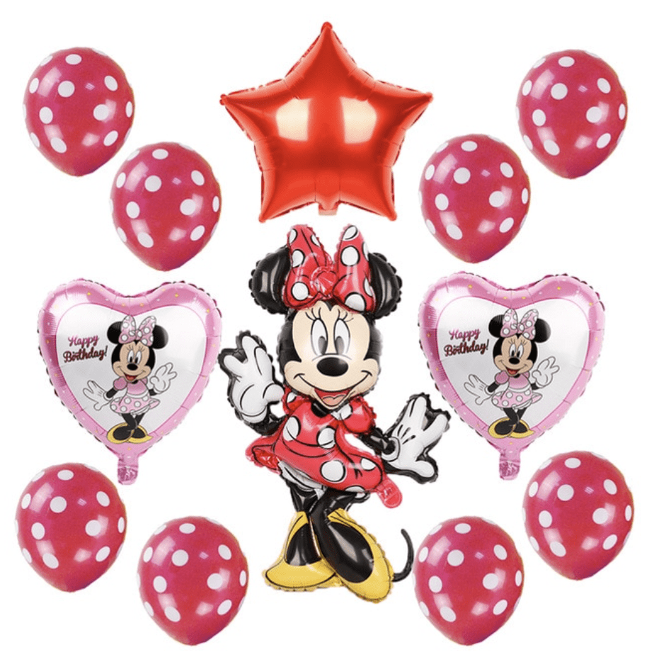 Minnie Mouse narozeninový set 12ks
