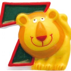 Amscan Lev dortová svíčka s číslem 7