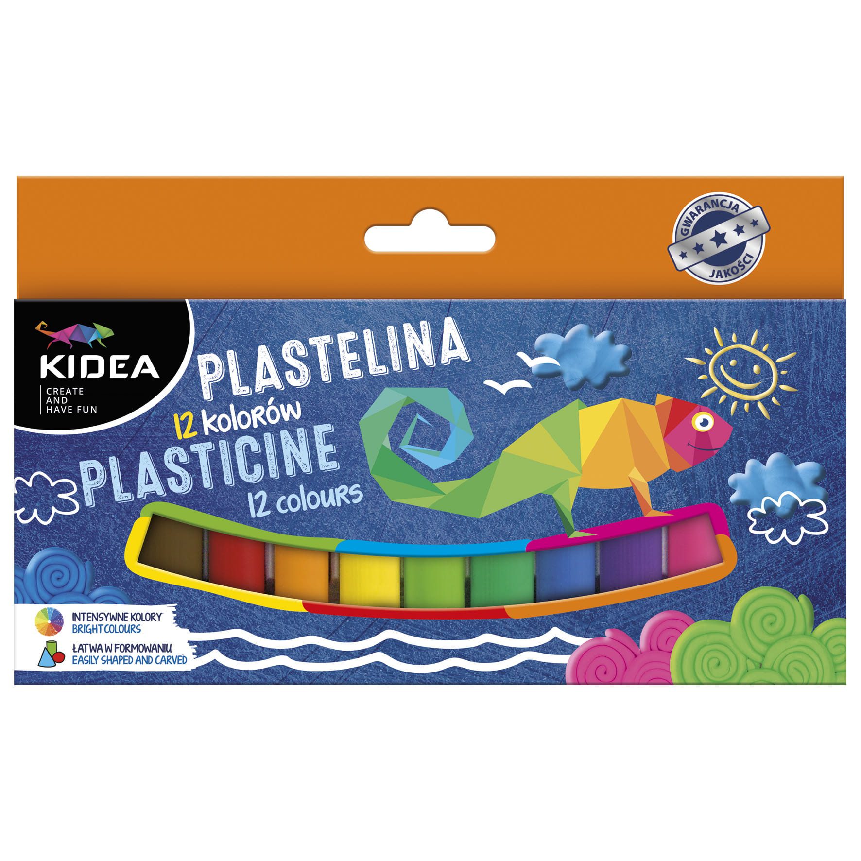 Deform Plastelína 12 barev Kidea