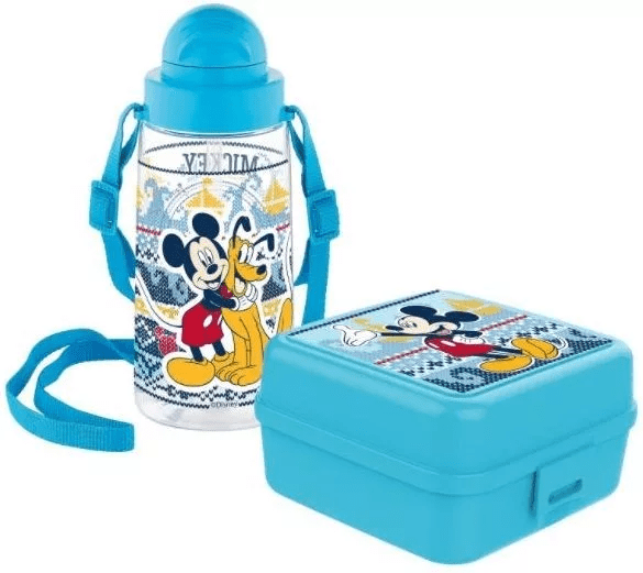 Disney Mickey Sandwich box + Plastová láhev Set